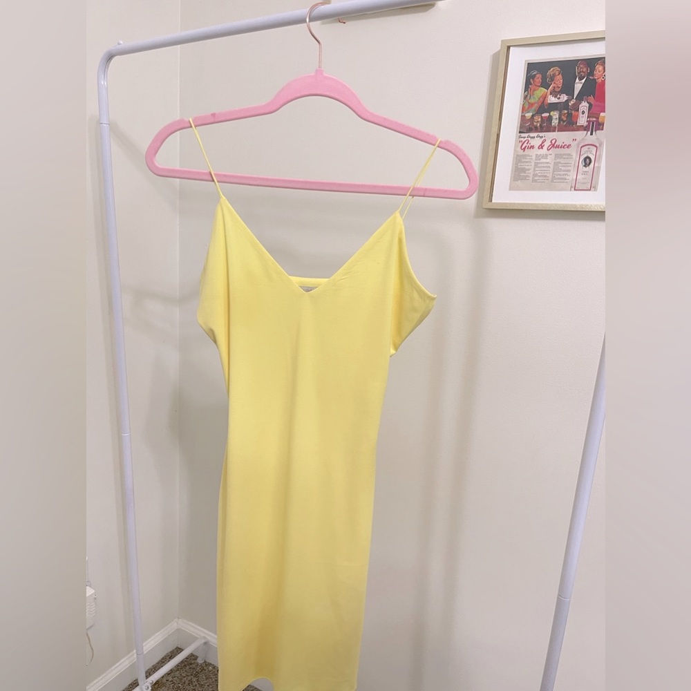 Yellow Mini Dress